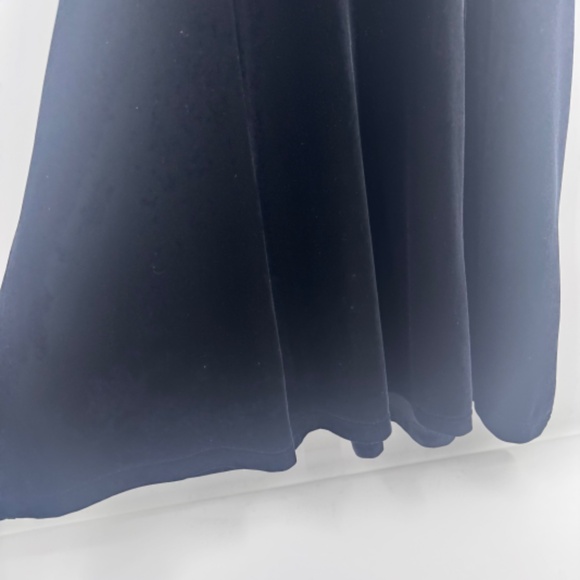 Hillard Hanson Dress Women 2X Black Velour Velvet Whimsigoth Witchy Holiday - Picture 4 of 10